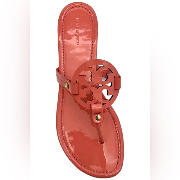 Tory Burch Women's Miller Sandals Coral Crush Size 6.5